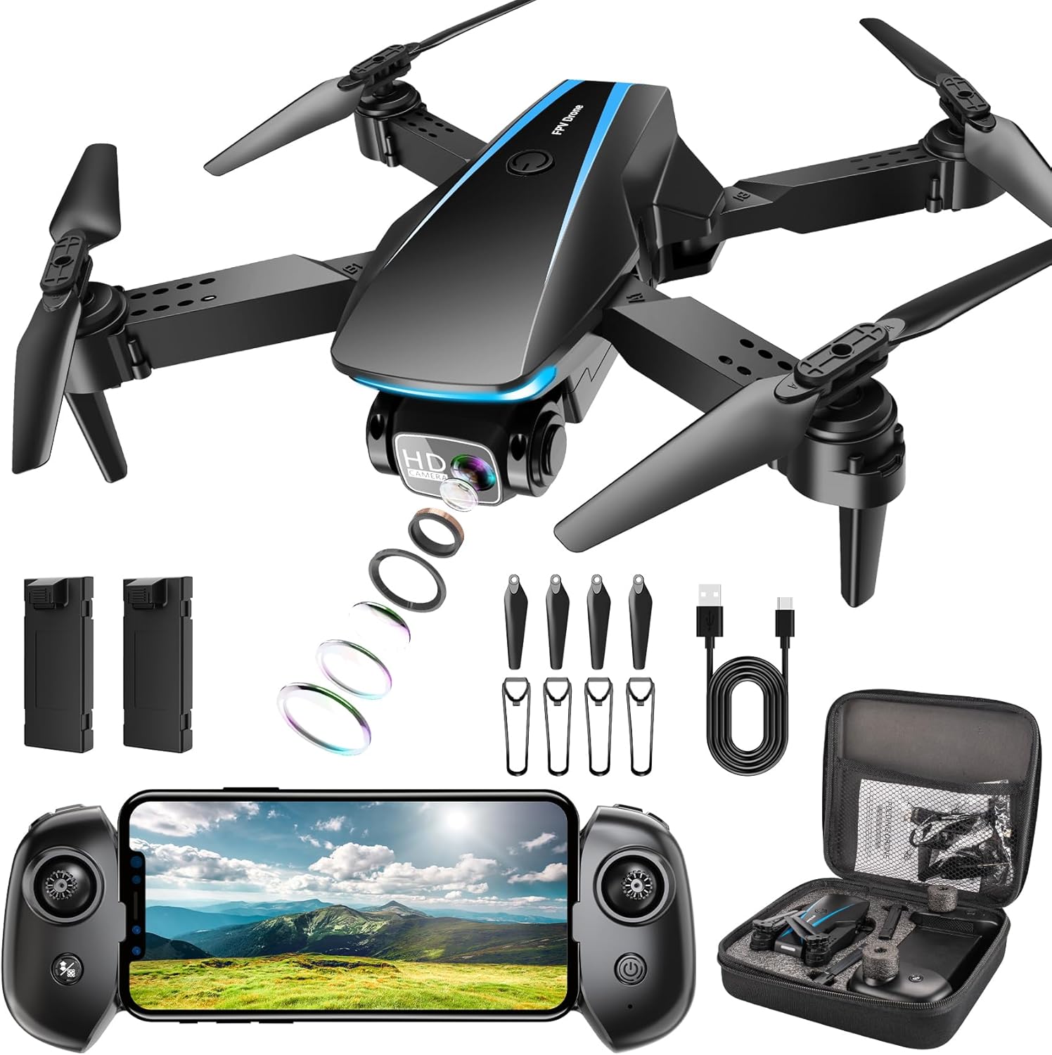 Foldable 1080P HD Foldable Drone