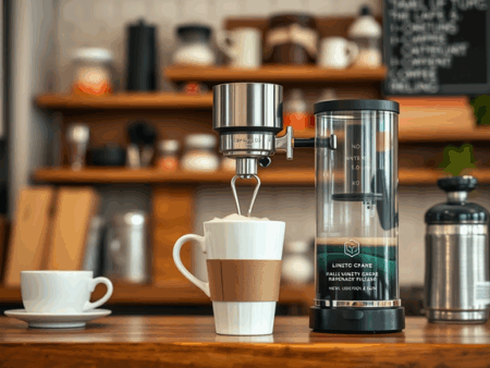 alt_text: Infographic showcasing the installation of an RO system for coffee shops, highlighting benefits and steps.