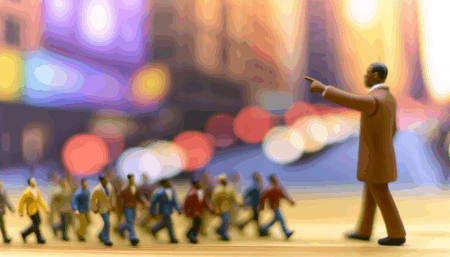 alt_text: Ras Baraka inspires Newark's diverse community in a vibrant urban setting, embodying hope and progress.